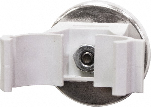 7 Lb Max Pull Force, 1-1/4" Overall Height, 1.24" Diam, Ceramic Cup Magnet