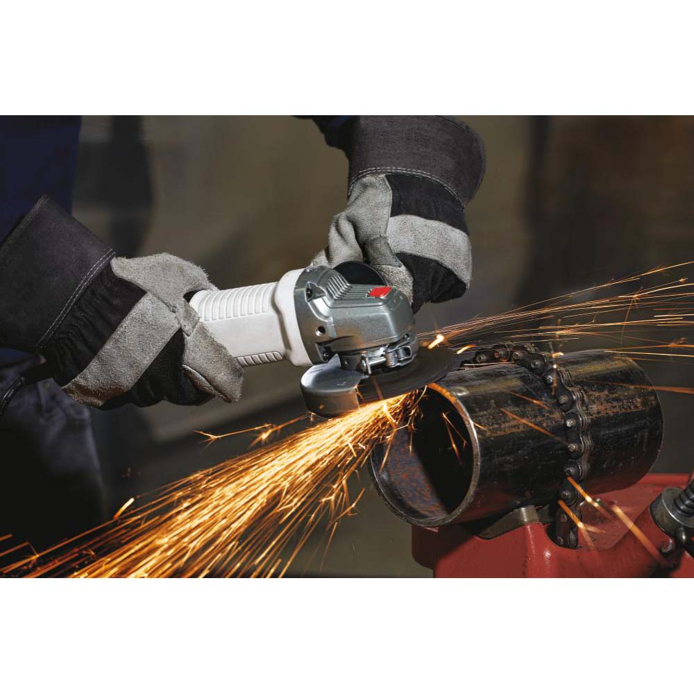 COMBO Porter Cable 6 Amp 4-1/2" Small Angle Grinder Corded 10 Pc 40 Grit Discs 312256487050 5