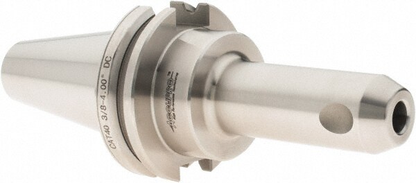 End Mill Holder: CAT40 Dual Contact Taper Shank, 3/8" Hole