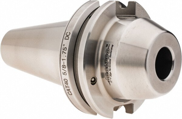 End Mill Holder: CAT40 Dual Contact Taper Shank, 5/8" Hole