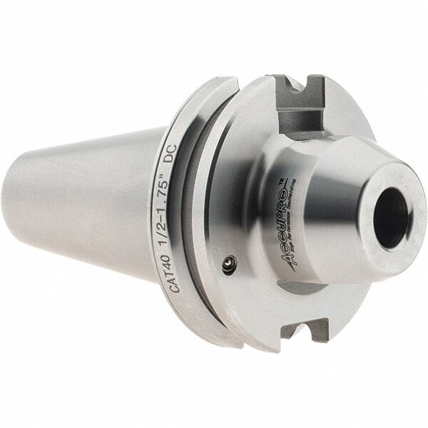 End Mill Holder: CAT40 Dual Contact Taper Shank, 1/2" Hole