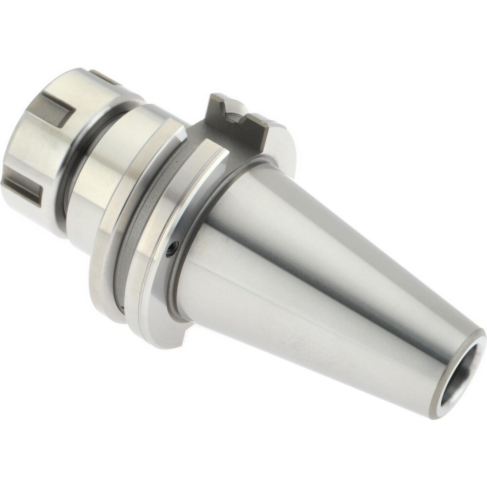 Collet Chuck: 0.039 to 0.629" Capacity, ER Collet, Dual Contact Taper Shank