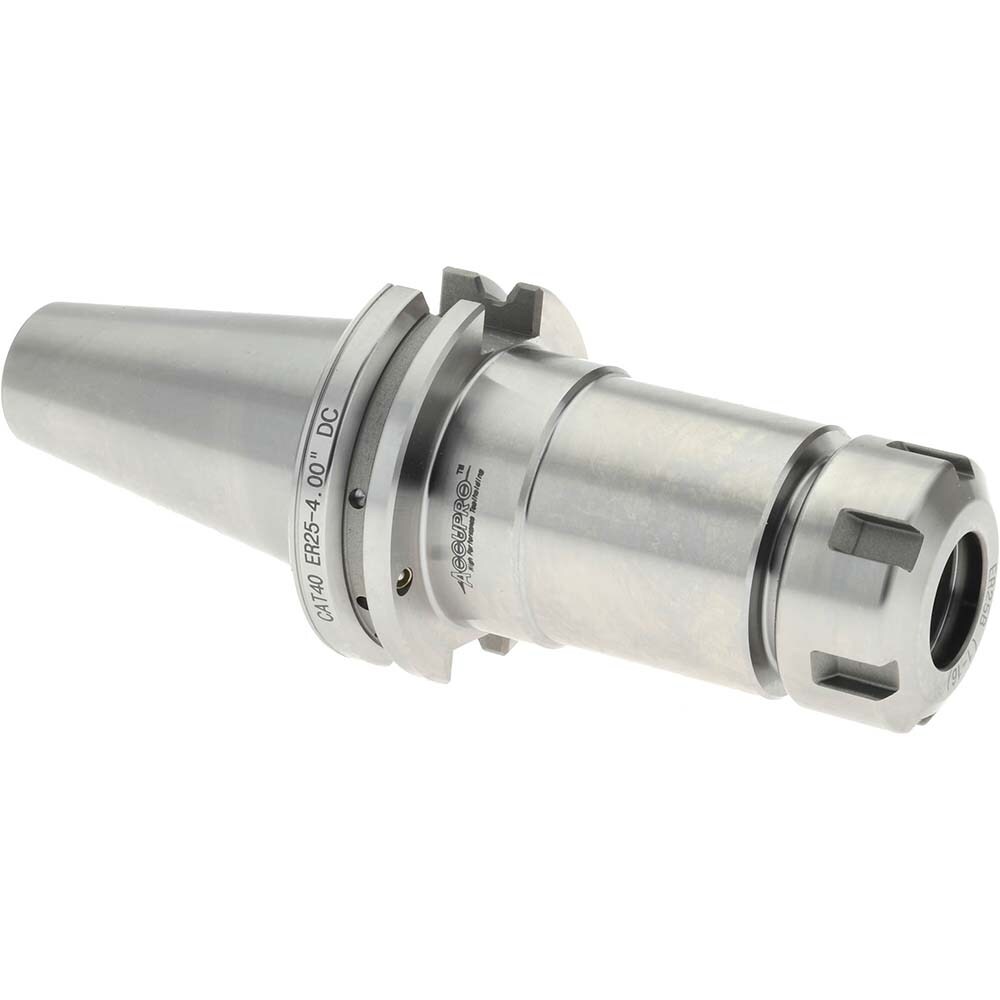 Collet Chuck: 0.039 to 0.629" Capacity, ER Collet, Dual Contact Taper Shank