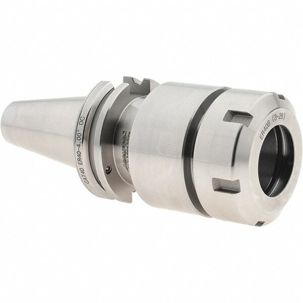 Collet Chuck: 2.99 to 25.98 mm Capacity, ER Collet, Dual Contact Taper Shank