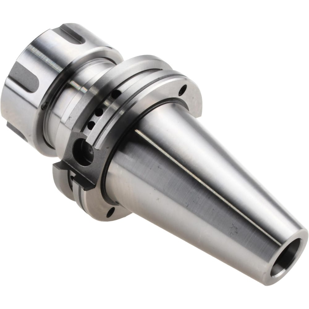 Collet Chuck: 0.078 to 0.787" Capacity, ER Collet, Dual Contact Taper Shank