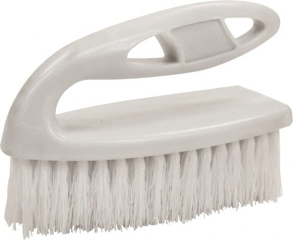 Scrub Brush: 6 Brush Length, 3 Brush Width, Polypropylene Bristles