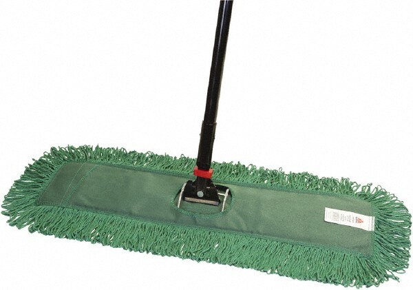 (4) 3-Piece 60" Long x 24" Wide Cotton & Metal Dust Mop Kits