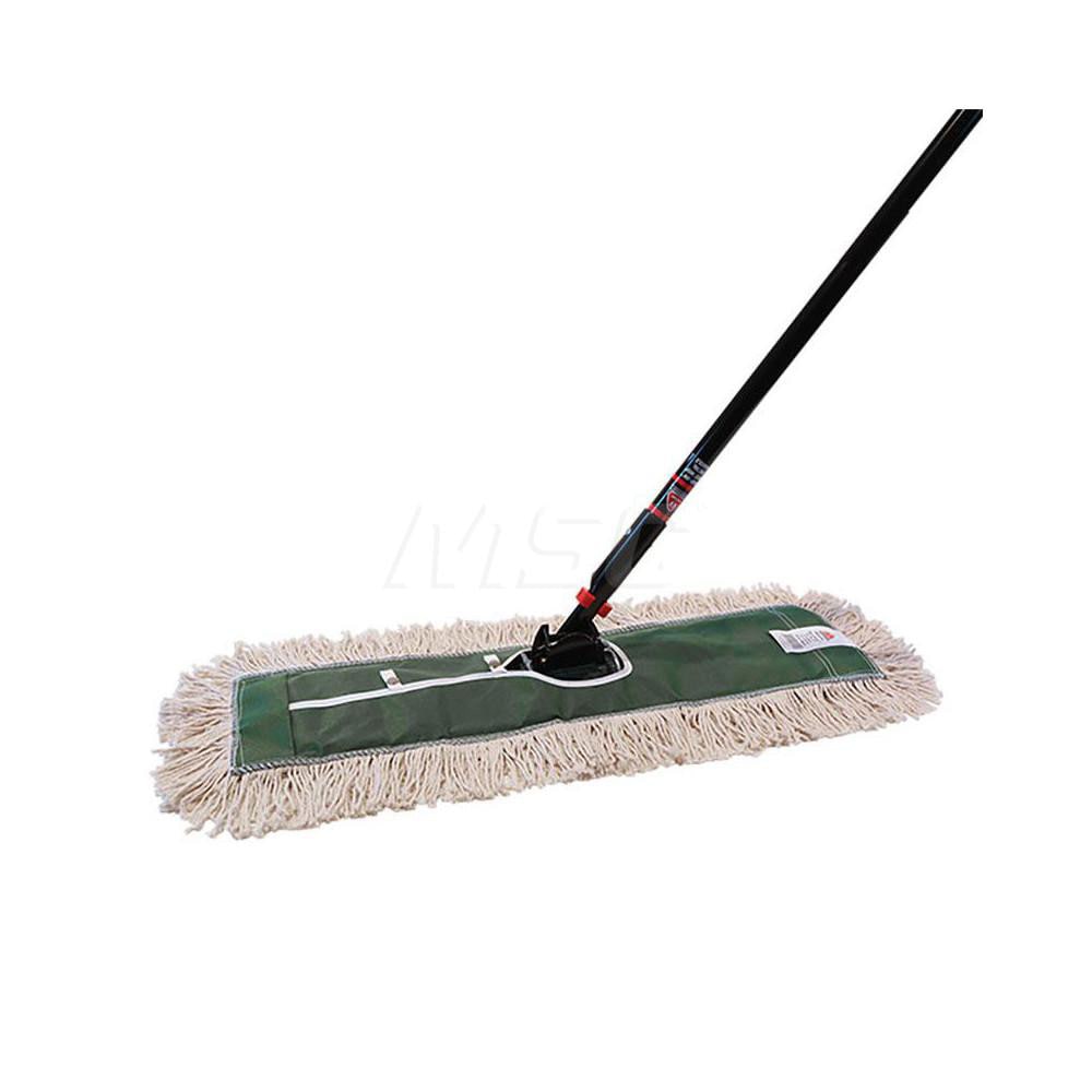 O-Cedar - (4) 3-Piece 60″ Long x 24″ Wide Cotton & Metal Dust Mop