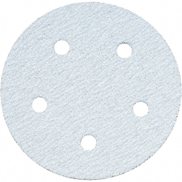 Hook & Loop Disc: 80 Grit, Coated, Silicon Carbide