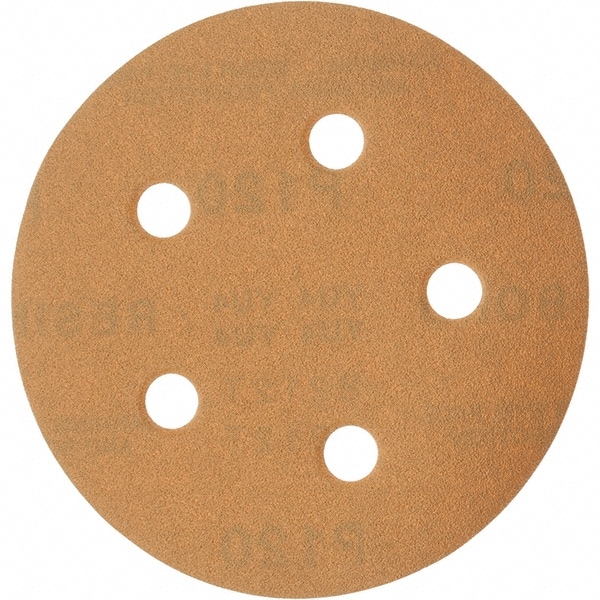 Hook & Loop Disc: 320 Grit, Coated, Aluminum Oxide