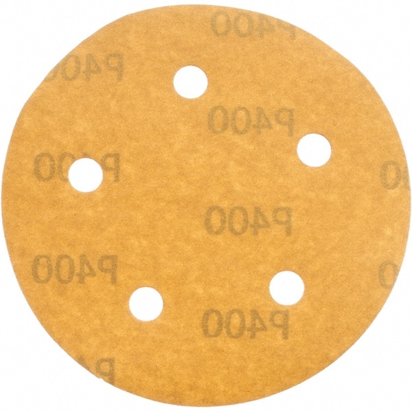 Hook & Loop Disc: 400 Grit, Coated, Aluminum Oxide