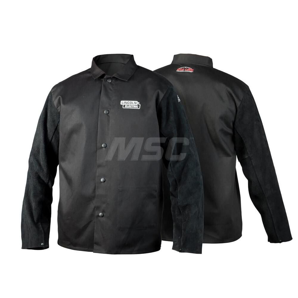 Jacket: Size 2X-Large, Cotton, Button Closure