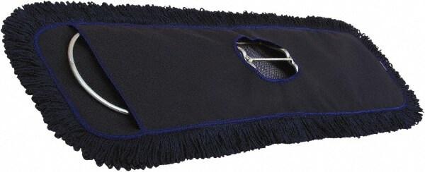 Dust Mop Head: Microfiber, 5" OAW, 60" OAL