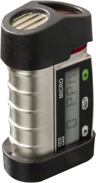 GfG 1418-027 Single Gas Detector: Carbon Monoxide, 0 to 300 ppm, Light, LCD 