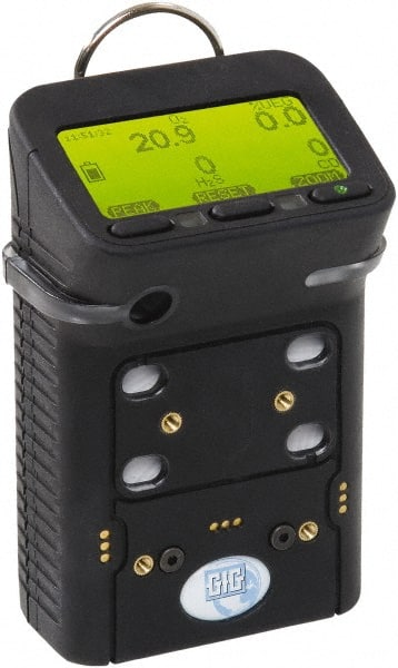 GfG G450-11420 Multi-Gas Detector: Carbon Monoxide, Combustible, Hydrogen Sulfide & Oxygen, Audible & Visual Signal, LCD 