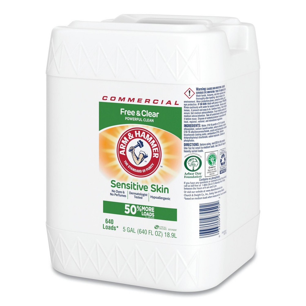 Arm Hammer Arm Hammer HE Compatible Liquid Detergent Free ClearUnscented 640 Loads 5 gal Jug Part CDC3320097550 Arm Hammer Arm Hammer HE Compatible Liquid Detergent Free ClearUnscented 640 Loads 5 gal Jug Part CDC3320097550