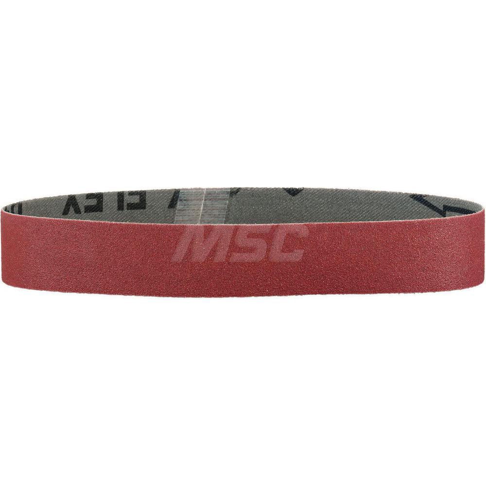 Abrasive Belt:  1-1/2" Wide, 30" OAL, 120 Grit, Aluminum Oxide