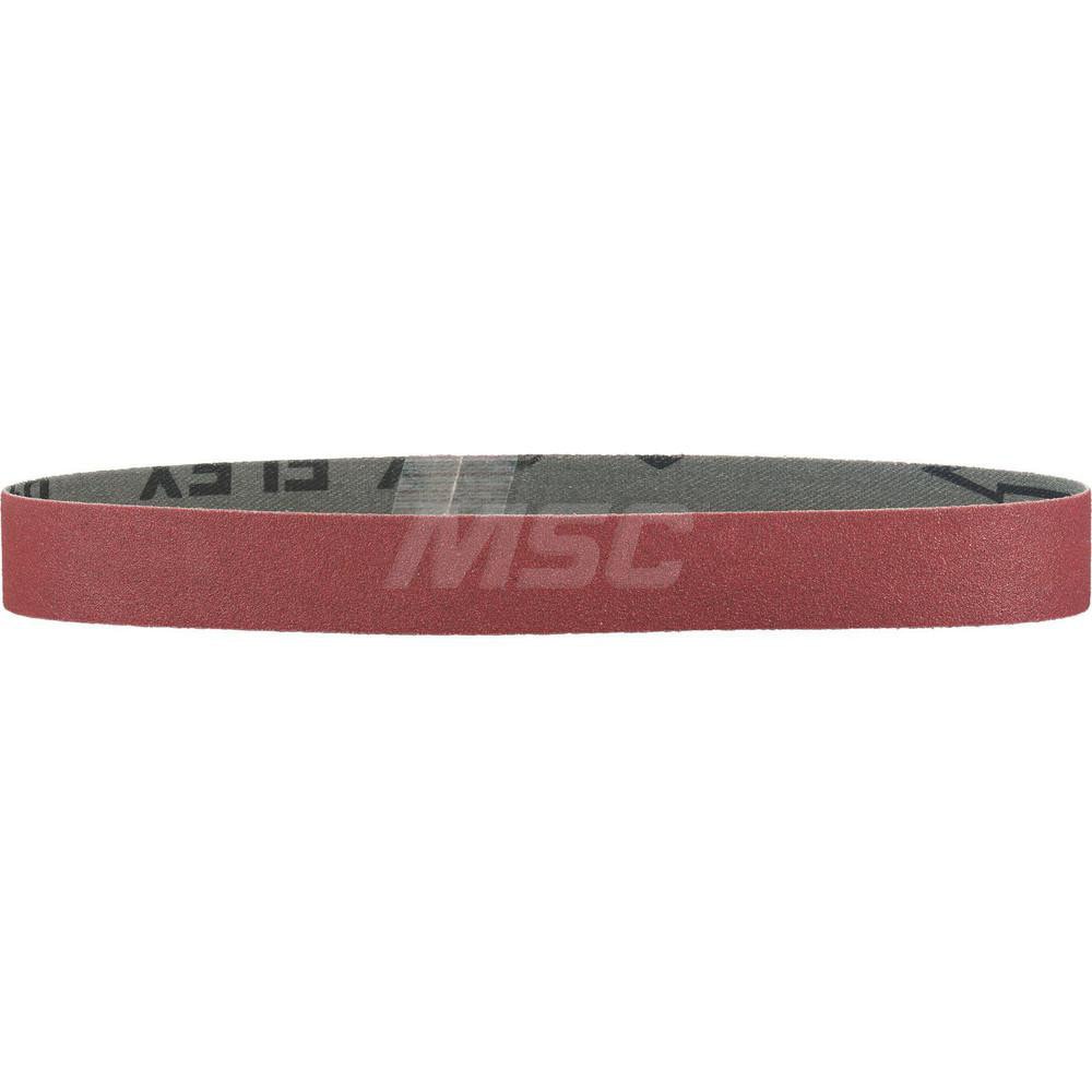 Abrasive Belt:  1-1/2" Wide, 30" OAL, 240 Grit, Aluminum Oxide