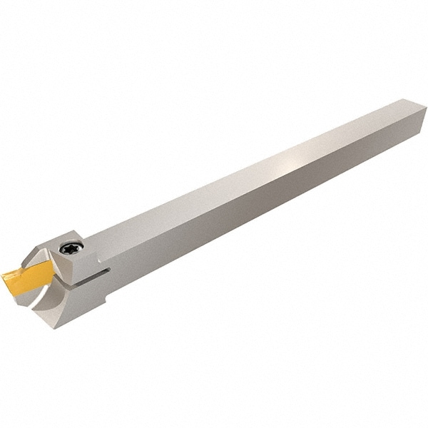 1/2" Max Depth, 0.197" to 0.252" Width, External Right Hand Indexable Grooving Toolholder