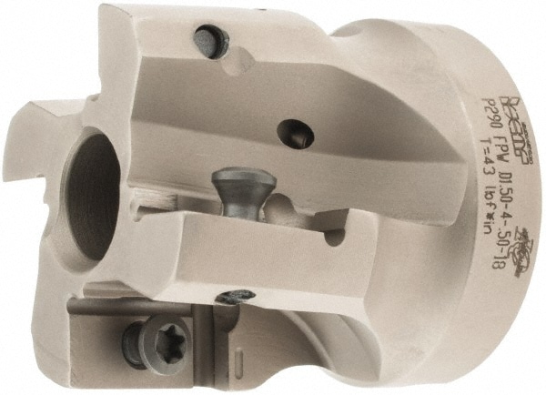 Iscar 3110785 1-1/2" Cut Diam, 1/2" Arbor Hole Diam, 0.708" Max Depth, Indexable Square-Shoulder Face Mill Image