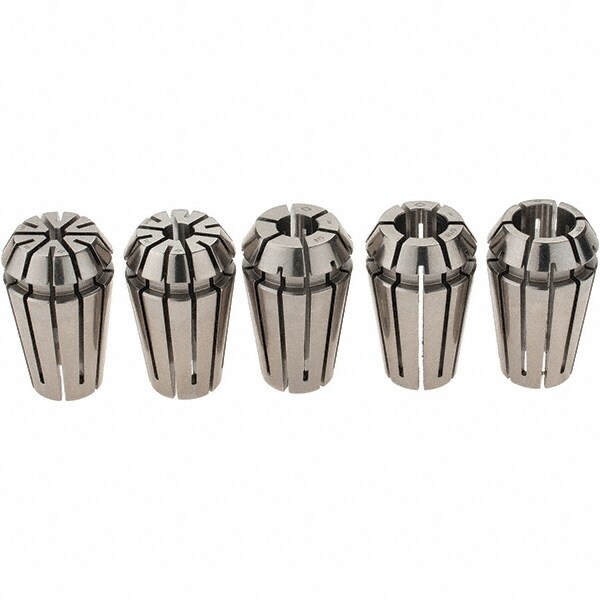 Iscar 4504162 Collet Set: 5 Pc, Series ER16, 1/8 to 3/8" Capacity Image