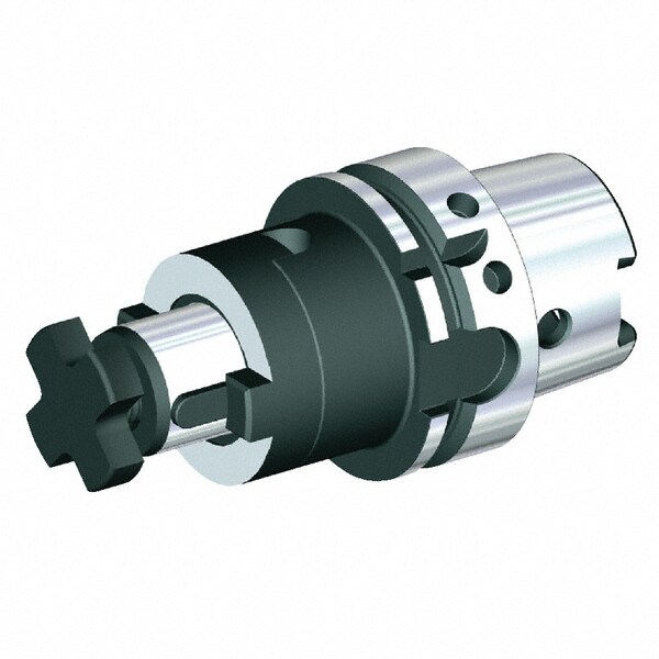 Shell Mill Holder: HSK100A, Taper Shank, 0.6299" Pilot
