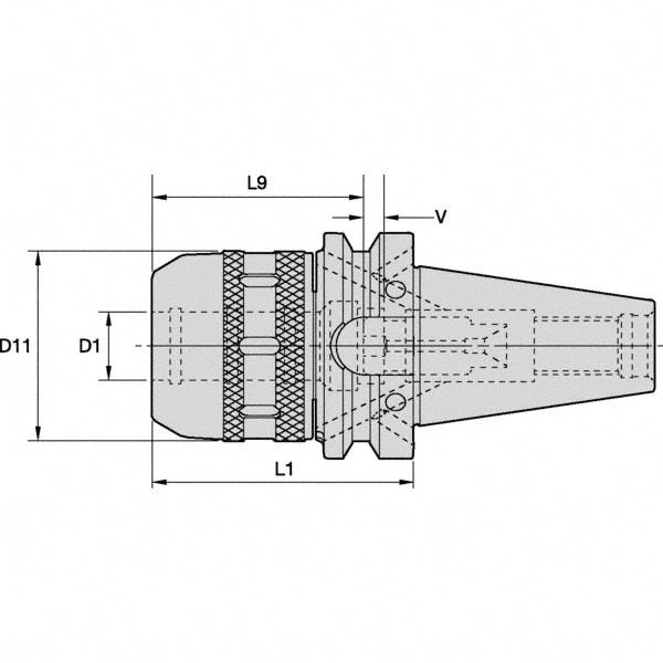 Kennametal - BT50 Taper Shank, 25mm Hole Diam x 2.4016