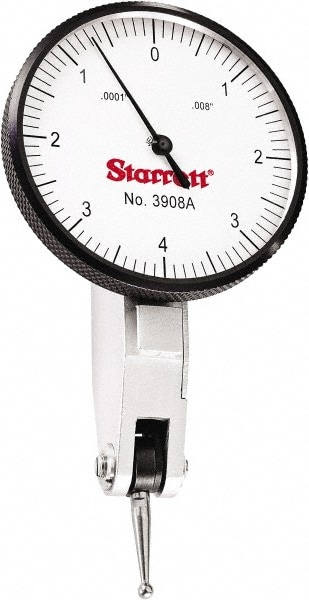 Starrett 12488 Dial Test Indicators: 0.008 Max, 0-5-0, Horizontal Image