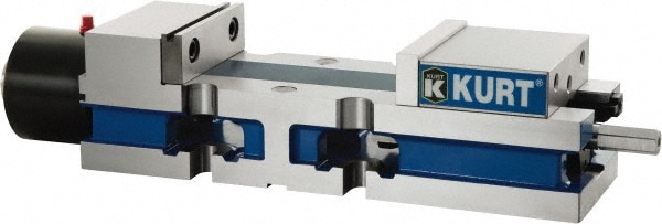 Kurt 3400H Machine Vise: 4" Jaw Width, 6" Jaw Opening, Horizontal, Stationary Base 