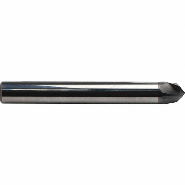 Tapered End Mill 20 ° per Side, 3 Flutes, Solid Carbide, Tapered End