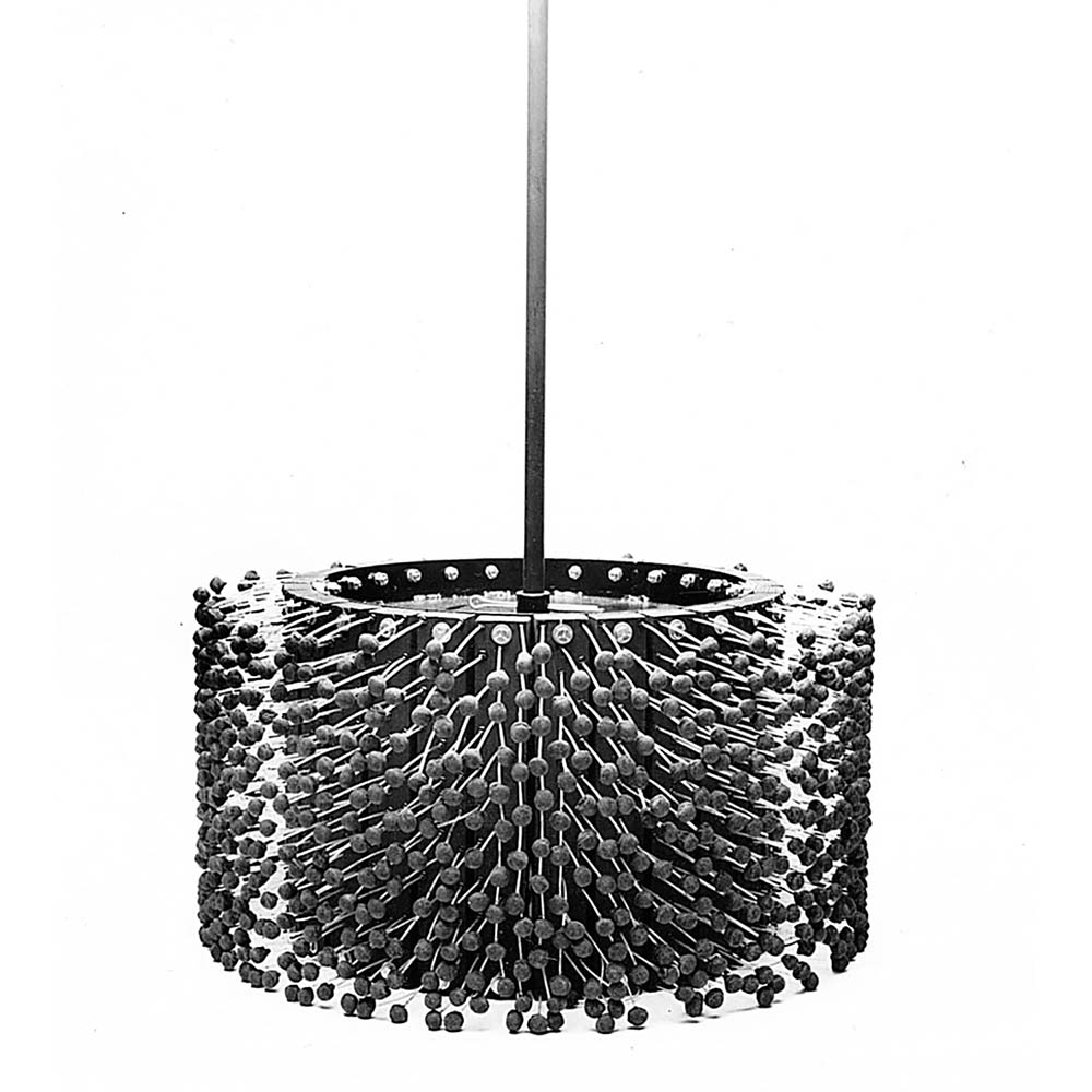 Flexible Cylinder Hone: 33" Max Bore Dia, 60 Grit, Silicon Carbide - 36" OAL, Steel Drum with Replaceable Honing Sections