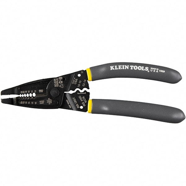 Klein Tools 1009 Wire Stripper: 20 AWG Solid & 22 AWG Stranded, 10 AWG Solid & 12 AWG Stranded Max Capacity Image