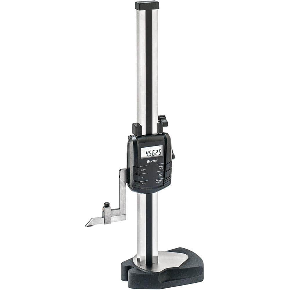 Electronic Height Gage: 300 mm Max, 0.0005" Resolution, 0.0015" Accuracy