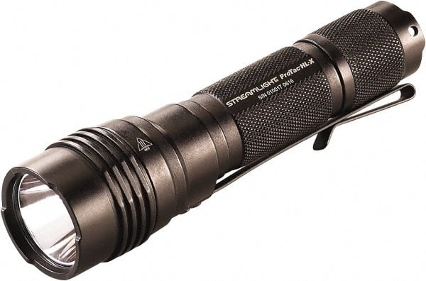 Handheld Flashlight: LED, 20 hr Max Run Time, CR123A battery