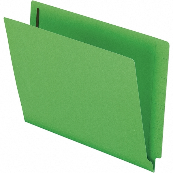 Pendaflex - File Folders with End Tab: Letter, Green, 50/Pack | MSC ...