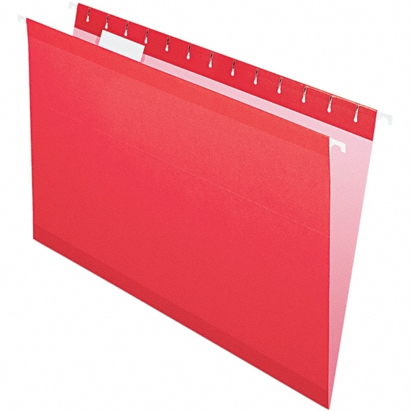 Pendaflex - Hanging File Folder: Legal, Red, 25/Pack | MSC Direct