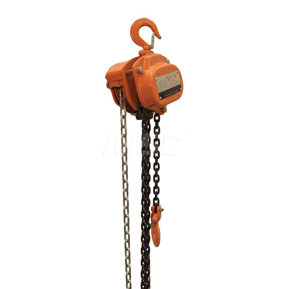 Vestil 1,000 Lb Capacity, 15' Lift Height, Chain Manual Hoist