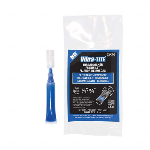 Loctite - Threadlocker: Blue, Liquid, 10 mL, Bottle - 43243005 - MSC  Industrial Supply