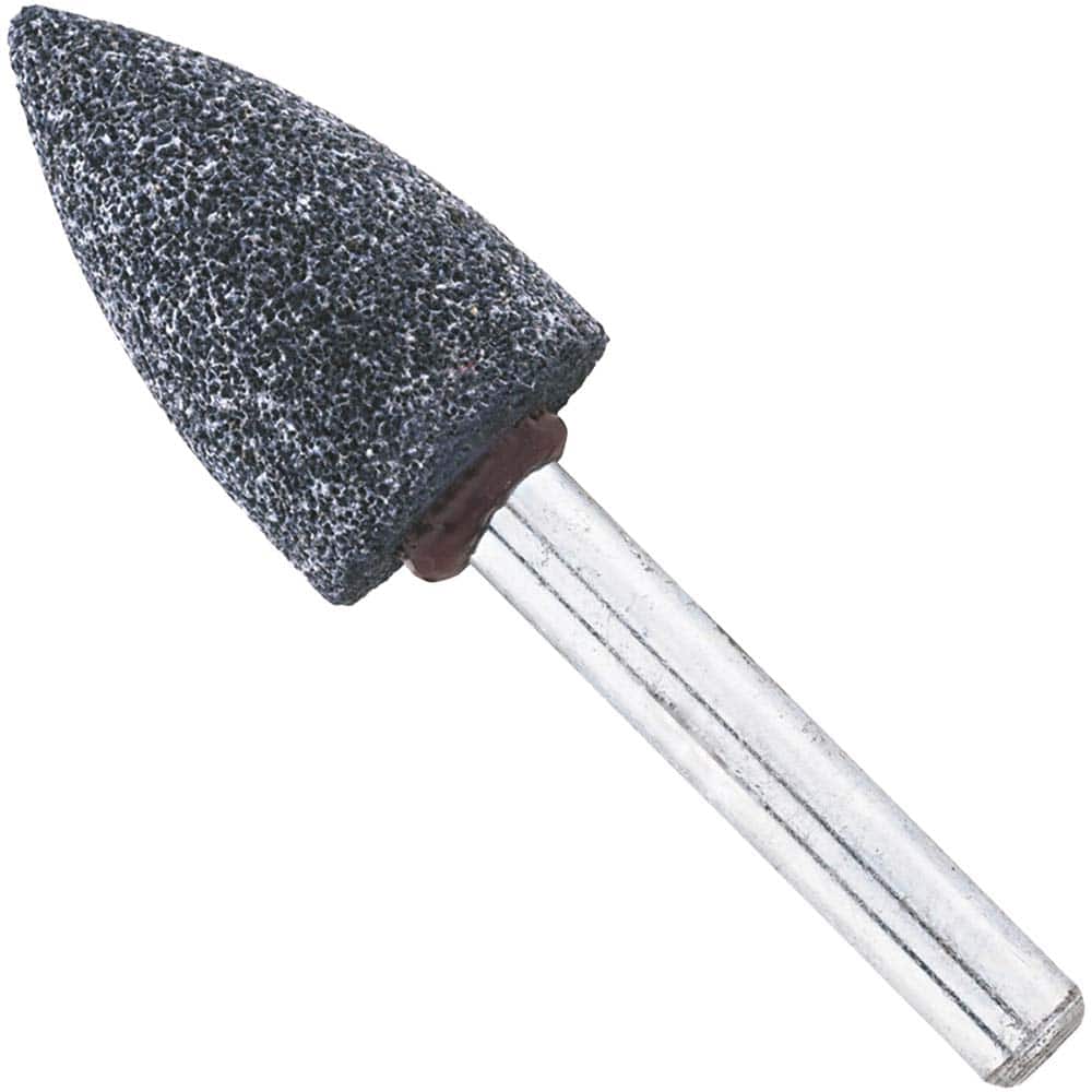 Mounted Point: 11/16" Thick, 1/4" Shank Dia, A5, Coarse