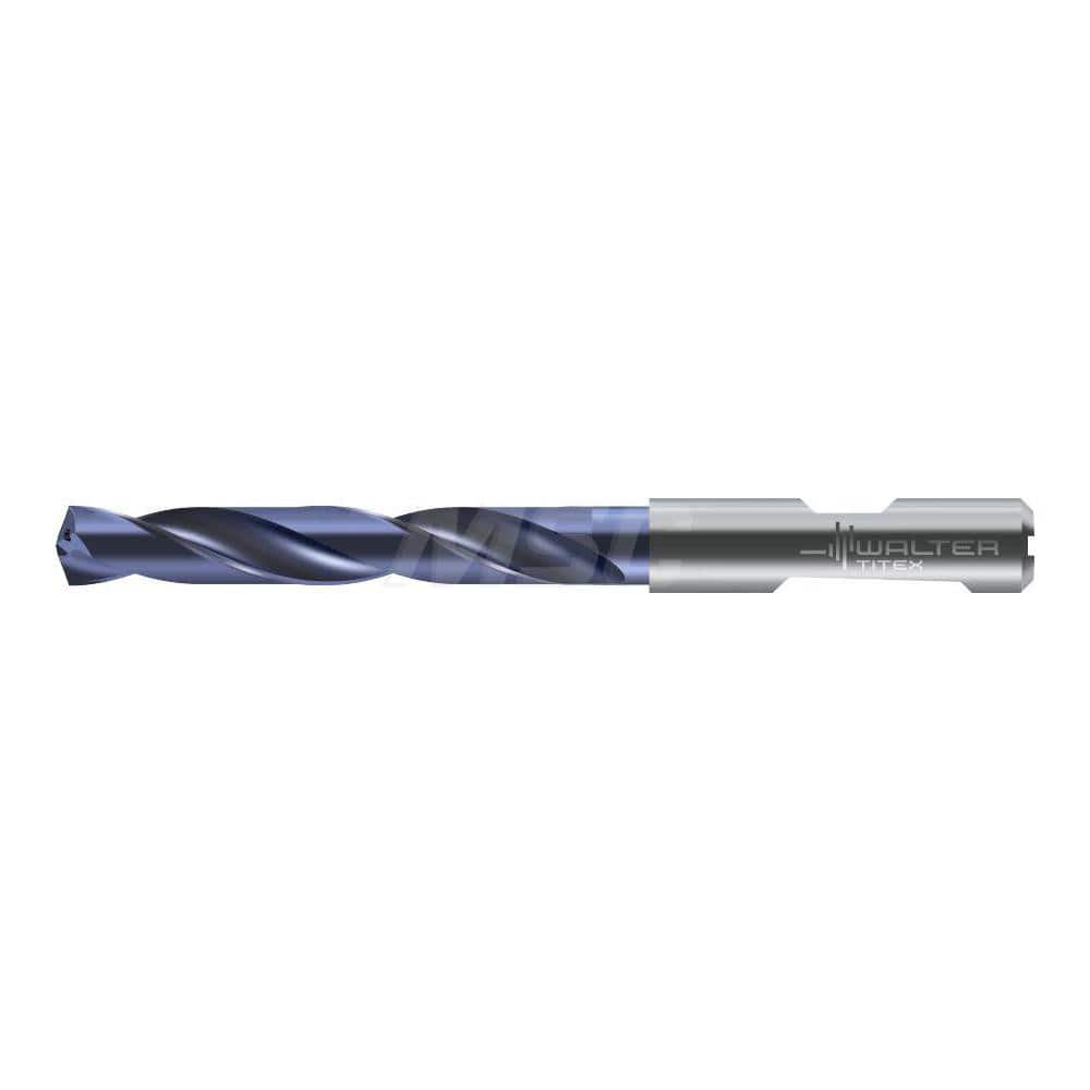 Walter-Titex 7287833 Jobber Length Drill Bit: 9.6 mm Dia, 140 °, Solid Carbide 