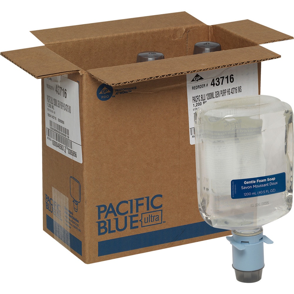 Pacific Blue Ultra Automated Touchless Gentle Foam Hand Soap Dispenser Refills, Dye & Fragrance Free