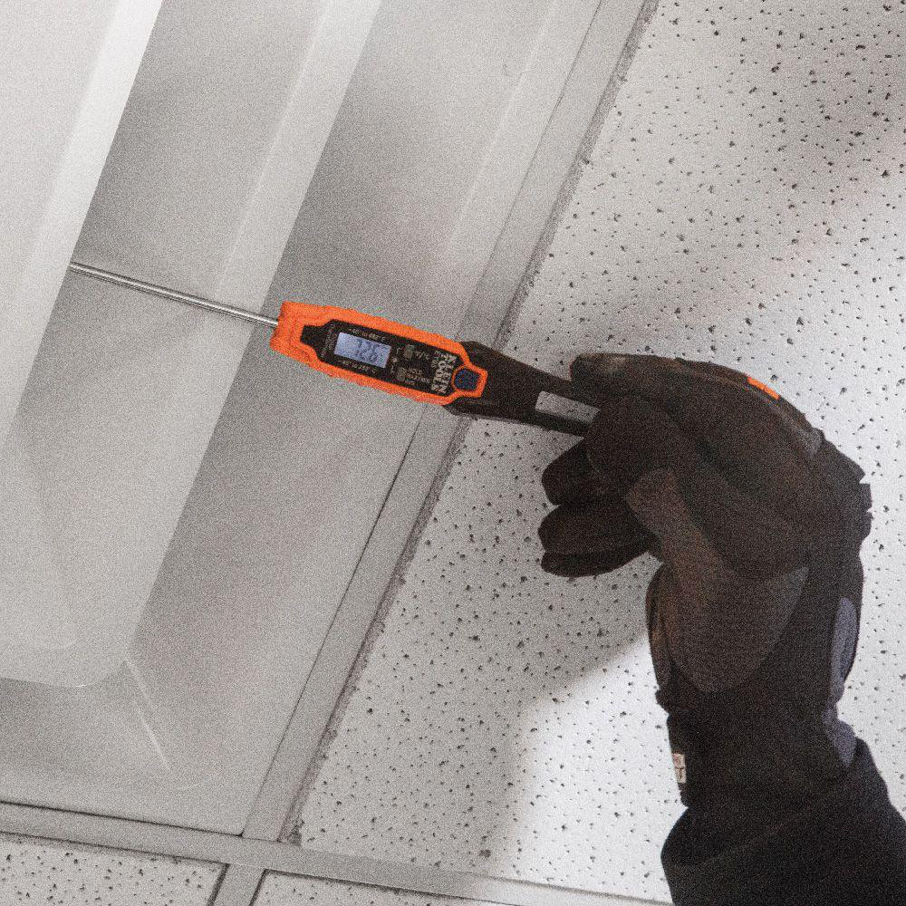 Klein Tools - Digital Panel Thermometer: 482 ° F, Stainless Steel Probe ...