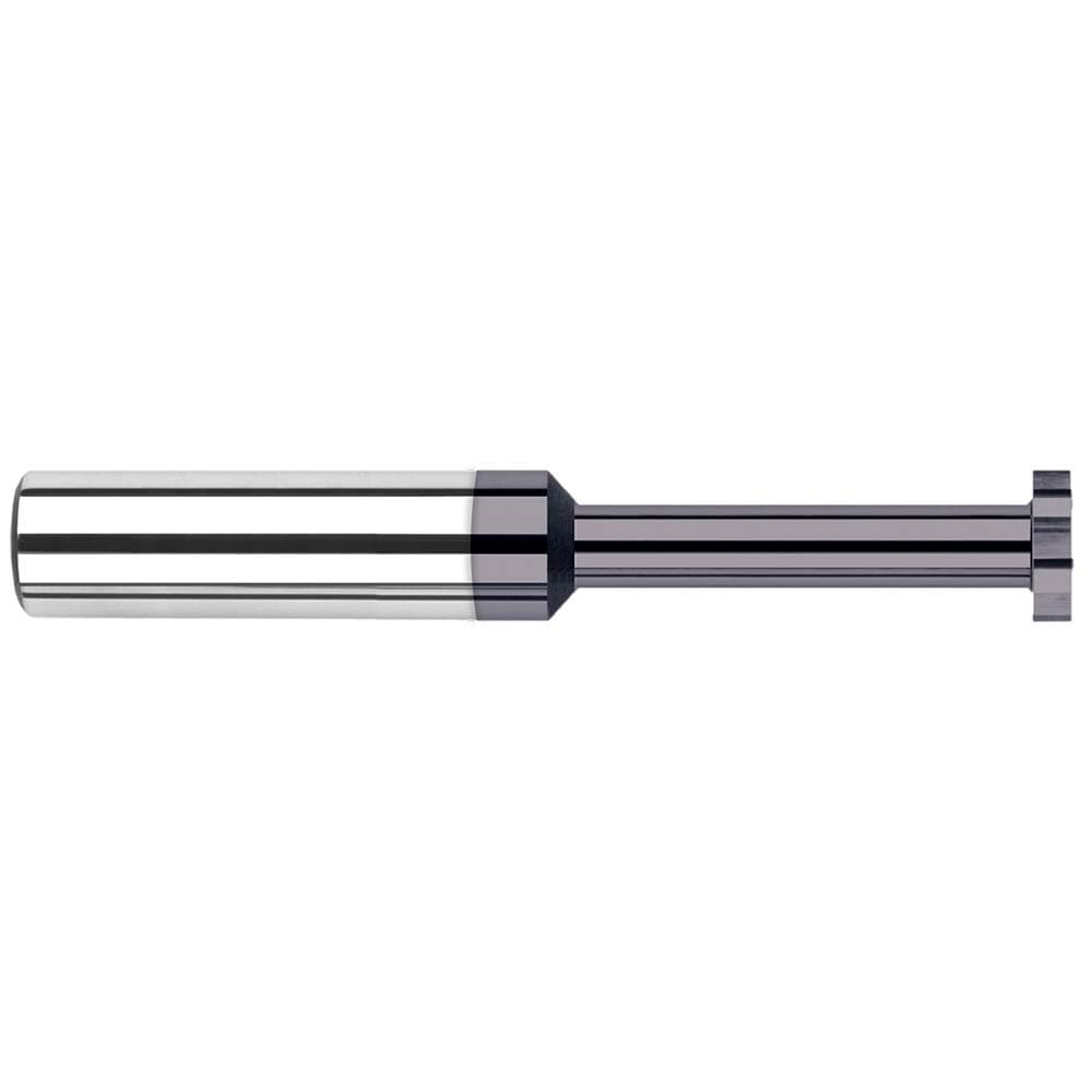 Harvey Tool 71580-C3 Woodruff Keyseat Cutter: 0.5" Cut Dia, 0.25" Cut Width, 1/2" Shank Dia, Straight Tooth 