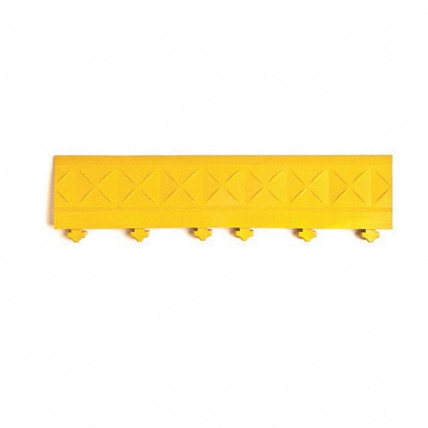 Ergo Advantage A4-Y Anti-Fatigue Modular Tile Mat: Dry Environment, 18" Length, 4" Wide, 1" Thick, Yellow 