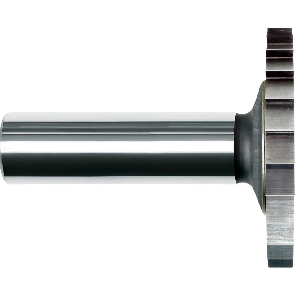 Woodruff/Keyseat Cutters; Connection Type: Shank ; Cutter Material: Solid Carbide ; Cutter Diameter (Inch): 3 ; Cutter Diameter (Decimal Inch): 3.0000 ; Tooth Configuration: Straight ; Cutting Width (Inch): 1/4
