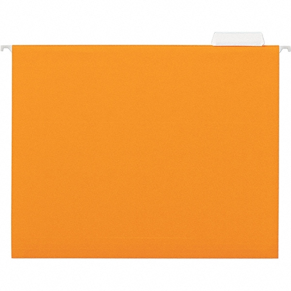 UNIVERSAL - Hanging File Folder: Letter, Orange, 25/Pack | MSC Direct