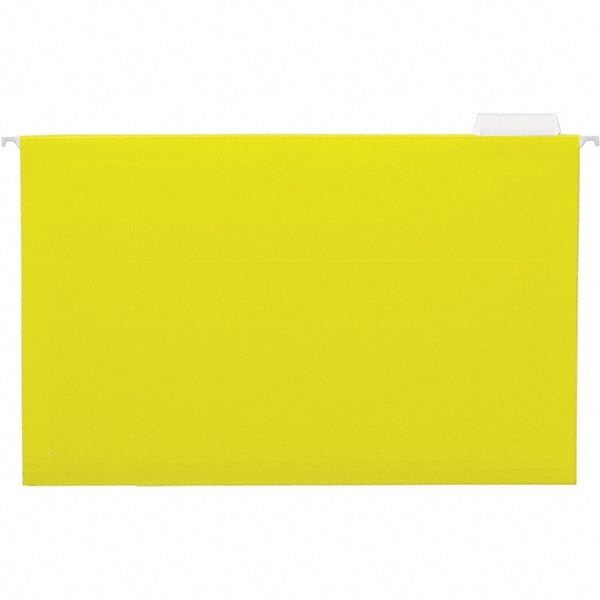 UNIVERSAL - Hanging File Folder: Legal, Yellow, 25/Pack | MSC ...