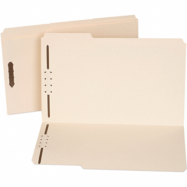 UNIVERSAL File Folders with Top Tab Legal, Manila, 50/Pack MSC