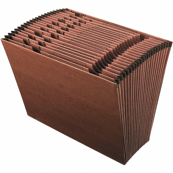 Pendaflex 12 x 10", Letter Size, Redrope, AZ Indexed Expanding Files