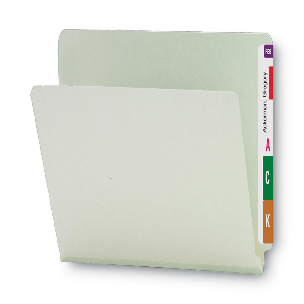 SMEAD - File Folders with End Tab: Letter, Gray & Green, 25/Pack | MSC ...